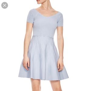 Blue Melissa Fit & Flare Dress - SANDRO
